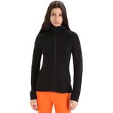 Icebreaker Zone Knit Zip Hoodie Zwart Vrouw