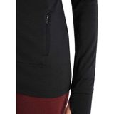 Icebreaker Zone Knit Zip Sweatshirt Zwart Vrouw