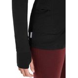 Icebreaker Zone Knit Zip Sweatshirt Zwart Vrouw
