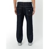 Dickies - Houston Denim Rinsed - Broek - Marine blauw
