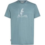 Icebreaker - Merino 150 Tech Lite SS T - Paddle Blue Ash - Heren