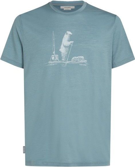 Icebreaker - Merino 150 Tech Lite SS T - Paddle Blue Ash - Heren