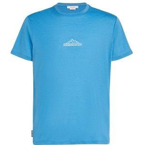 Icebreaker Merino 150 Tech Lite S/S Tee Road To Cook Merinoshirt (Heren |blauw)