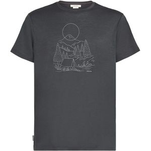 icebreaker merino 150 tech lite iii sunset camp technical t shirt black