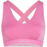 Icebreaker Merino 125 Cool Lite Sprite Racerback Sportbeha Roze XS Vrouw