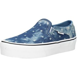Vans Dames Asher Platform Sneaker, Denim Dots Moonlight Blauw Wit, 38 EU