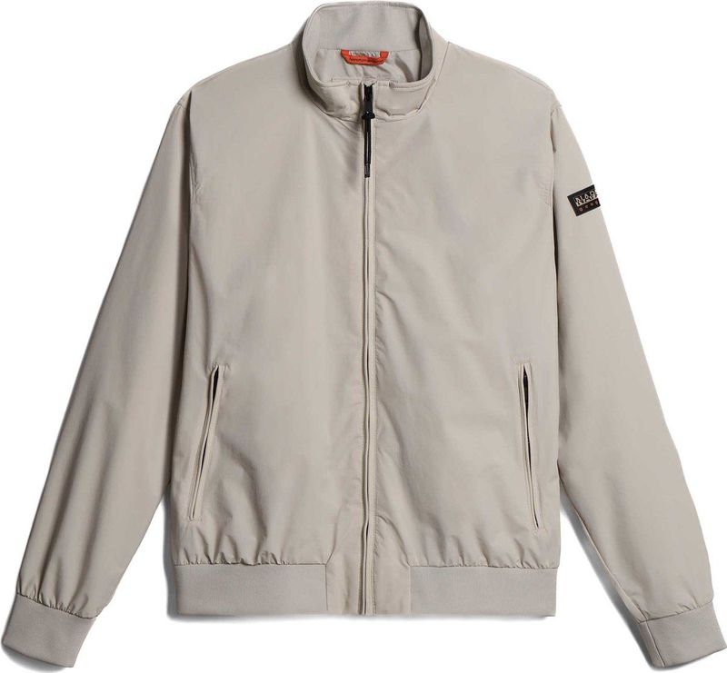Napapijri - Silver Bomber Jacket - Beige - Synthetisch - Waterdicht