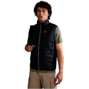 Napapijri - Geïsoleerd Mouwloos Jack - Zwart - 100% Polyamide - Lichtgewicht