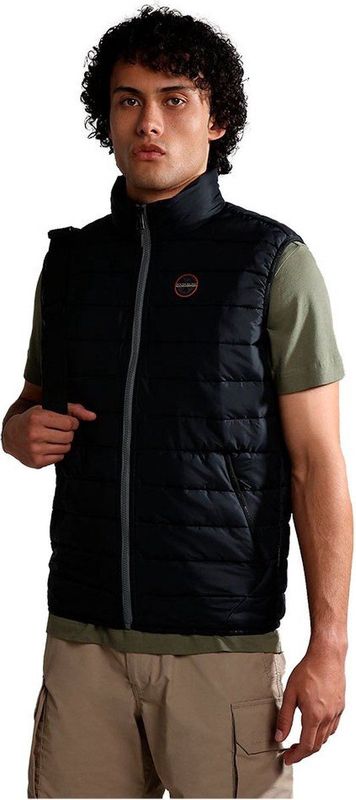 Napapijri - Geïsoleerd Mouwloos Jack - Zwart - 100% Polyamide - Lichtgewicht