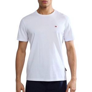 Napapijri Salis T-shirt Wit - Heren - Print T-shirts