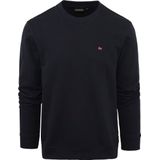 Katoenen Trui Met Ronde Hals En Geborduurd Logo