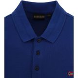 Napapijri, Heren, Tops, Blauw, Maat: S Katoen,
