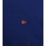 Napapijri, Heren, Tops, Blauw, Maat: S Katoen,
