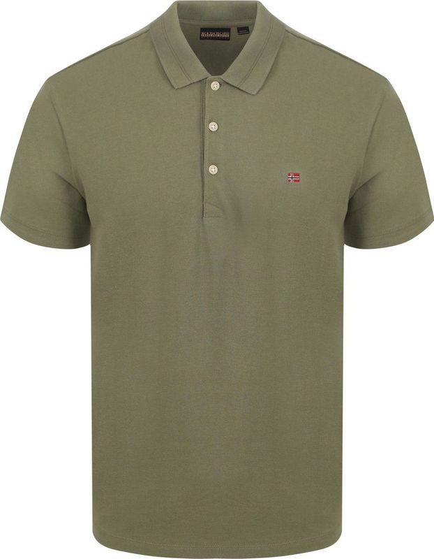 Napapijri Ealis Polo Olijfgroen - Heren