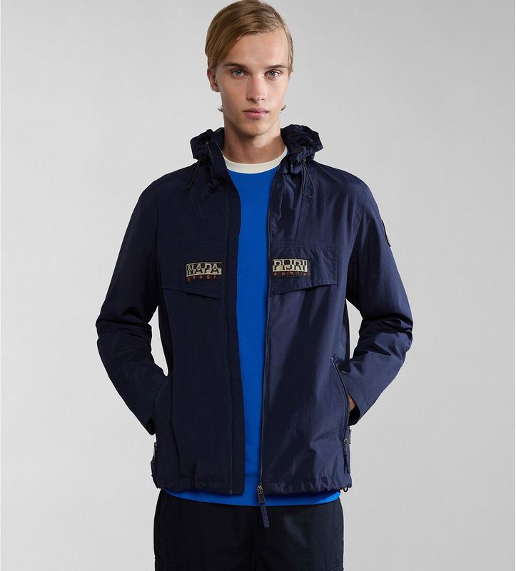 Napapijri, Heren, Jassen, Blauw, Maat: S