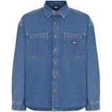 Dickies Heren Overhemd Denim Blauw