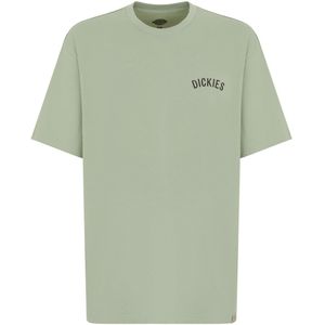 Dickies T-shirt - Regelmatige Fit - Geribde Ronde Hals - Labelprint