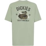 T-Shirt mit Label-Print