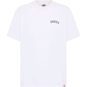 T-Shirt mit Label-Print