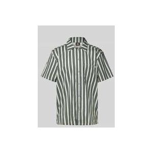 Dickies Multi Stripe Work Shirt S/S Overhemd (Heren |grijs)