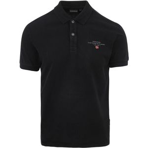 Napapijri Polo Elbas Zwart - Heren