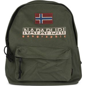 Napapijri Rugzak Logo Donkergroen -