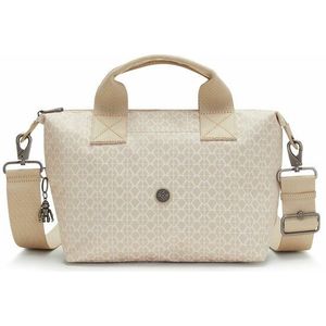 Kipling Basic Verhoogde Kala Mini Handtas 37 cm signature beige