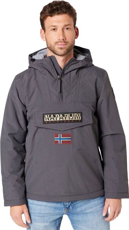 Napapijri - Rainforest Winter 3 - Anorak Jas - Donkergrijs - Waterbestendig