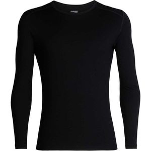 Icebreaker 260 Tech Merino Lange Mouwen Basislaag Zwart Man