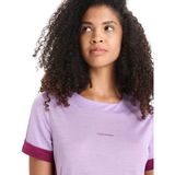 Icebreaker - Zoneknit - T-shirt - Paars - Korte Mouwen
