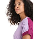 Icebreaker - Zoneknit - T-shirt - Paars - Korte Mouwen