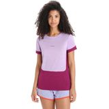 Icebreaker - Zoneknit - T-shirt - Paars - Korte Mouwen