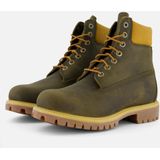 Leren boots 6 In Premium Boot TIMBERLAND. Leer materiaal. Maten 40. Groen kleur