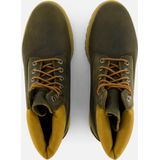 Leren boots 6 In Premium Boot TIMBERLAND. Leer materiaal. Maten 40. Groen kleur