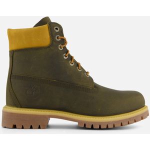 Leren boots 6 In Premium Boot TIMBERLAND. Leer materiaal. Maten 46. Groen kleur