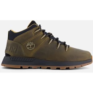 Men's Timberland Sprint Trekker Mid Lace Hiking Trainers in olive