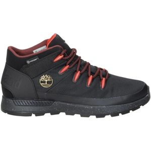 Timberland, Schoenen, Heren, Zwart, 42 EU, Heren Casual Zwarte Textiel Laarzen