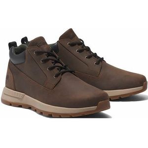 Timberland, Schoenen, Heren, Bruin, 41 EU, Bruine Trekker Laarzen met Rubberen Zool