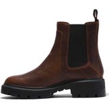 Timberlandvoor vrouwen. TB0A5WW49311 Cortina Valley bruin lederen enkellaarsjes Chelsea mid-calf (39), Leer, Plat, Geen, Casual
