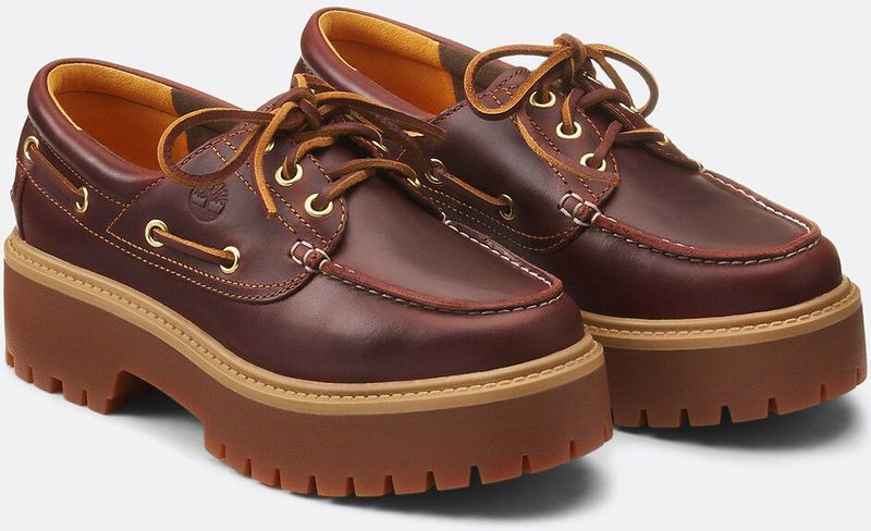 Timberland Sonte Street Boat Shoe Rootbeer - Leer - Dames - Gerecycled