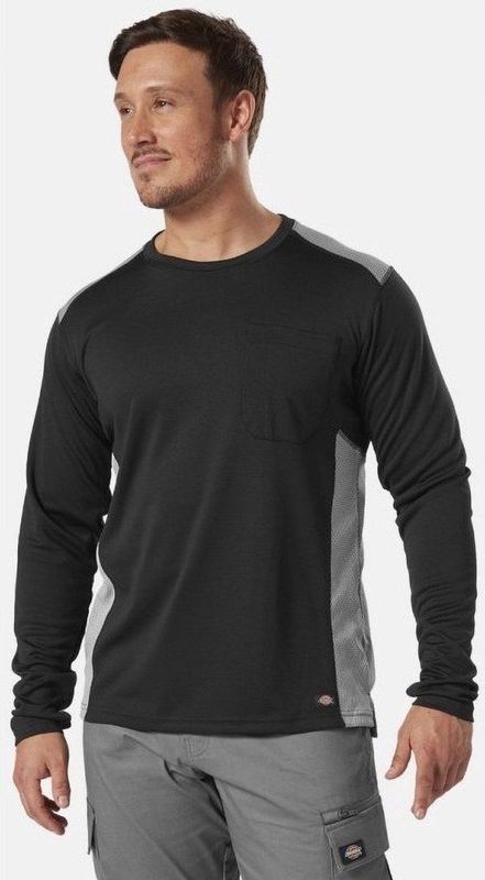 Dickies - Temp IQ365 Tee - Tricot - Zwart - Manches Longues