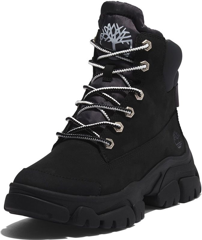 Timberland Dames Adley Way High Top Lace-Up Trainers in Zwart