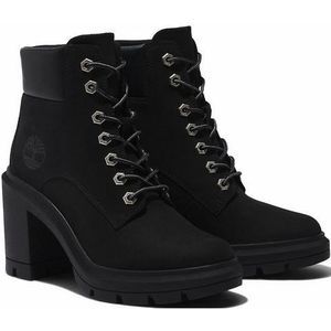 Boots in leer met hak Allington Heights 6in TIMBERLAND. Leer materiaal. Maten 40. Zwart kleur