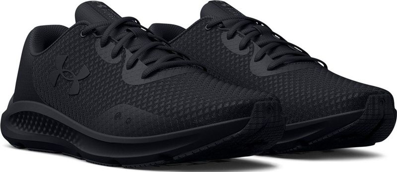 Under Armour - Loopschoenen - Zwart - Ademend Mesh - Charged Cushioning