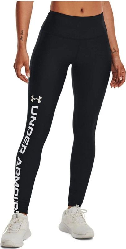 Under Armour Womens Warmup Bottoms HeatGear Damesleggings, zwart, 1376327, maat LG