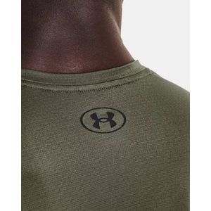 Under Armour - Tech Vent T-Shirt - Heren - Zwart - Katoen Blend