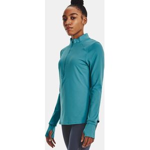 Under Armour Qualifier Run 2 0 Half Rits Lange Mouw T-shirt Blauw L Vrouw