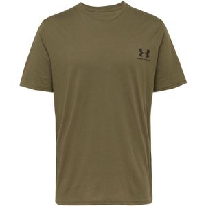 Under Armour UA M SPORTSTYLE LC Short Sleeve Heren Sportshirt - Groen