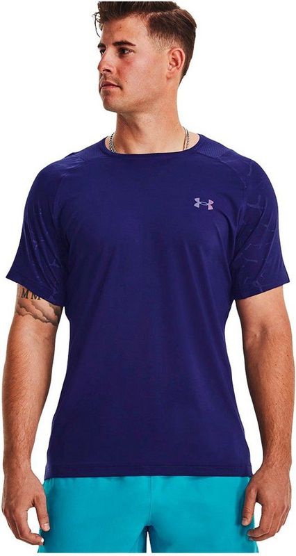 Under Armour Rush Emboss Ss-BluD