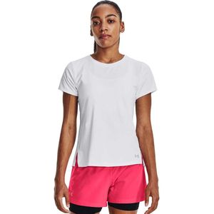 Under Armour Iso-chill Laser T-shirt Met Korte Mouwen Wit L Vrouw